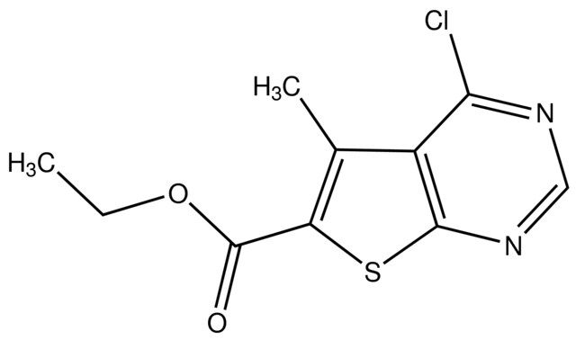 Ethyl 4-chloro-5-methylthieno[2,3-<i>d</i>]pyrimidine-6-carboxylate