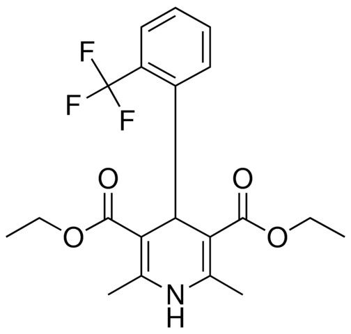 diethyl 2,6-dimethyl-4-[2-(trifluoromethyl)phenyl]-1,4-dihydro-3,5-pyridinedicarboxylate