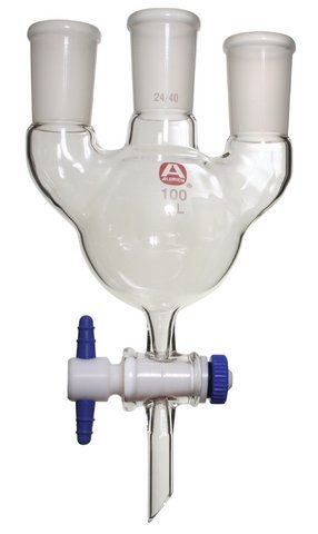 Aldrich<sup>®</sup> three-neck flask with bottom outlet