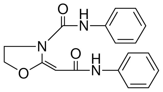 ALPHA,3-BIS-(PHENYLCARBAMOYL)-2-METHYLENEOXAZOLIDINE