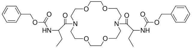 BENZYL 1-{[16-(2-{[(BENZYLOXY)CARBONYL]AMINO}BUTANOYL)-1,4,10,13-TETRAOXA-7,16-DIAZACYCLOOCTADECAN-7-YL]CARBONYL}PROPYLCARBAMATE