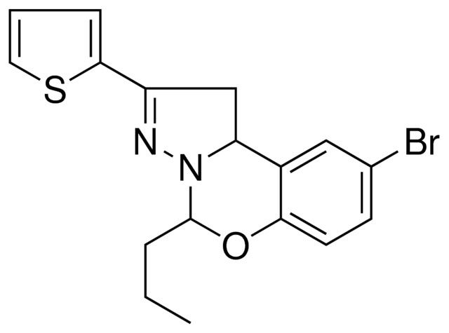 8-BR-4-PR-2-THIOPHEN-2-YL-1,9B-DIHYDRO-5-OXA-3,3A-DIAZA-CYCLOPENTA(A)NAPHTHALENE