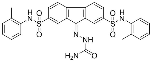 9-((AMINOCARBONYL)HYDRAZONO)-N(2),N(7)-BIS(2-ME-PH)9H-FLUORENE-2,7-DISULFONAMIDE