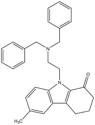 9-(2-(Dibenzylamino)ethyl)-6-methyl-2,3,4,9-tetrahydro-1<i>H</i>-carbazol-1-one