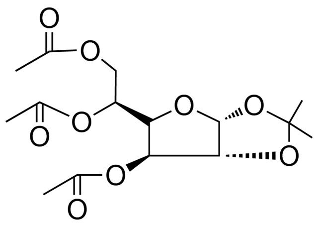 ACETIC ACID 2-ACO-1-(6-ACO-2,2-DIMETHYL-4H-FURO(2,3-D)(1,3)DIOXOL-5-YL)-ET ESTER