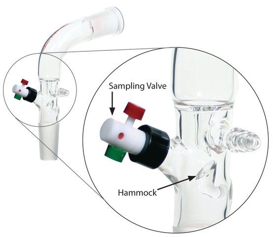 Aldrich<sup>®</sup> distillate sampling adapter, with vacuum connection and PTFE valve