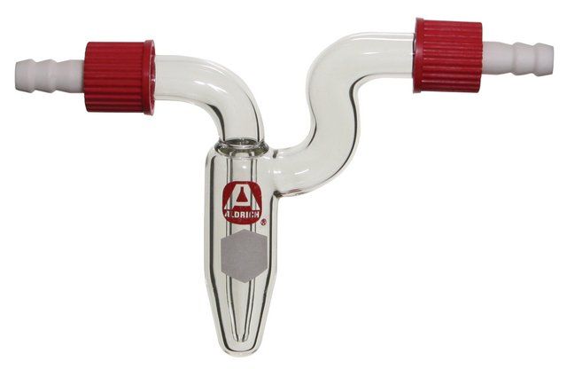 Aldrich<sup>®</sup> gas bubbler with SafetyBarb<sup>®</sup> hose connectors