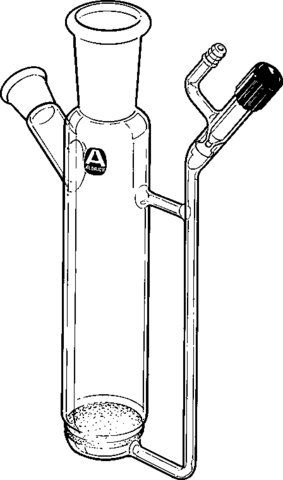 Aldrich<sup>®</sup> fritted filter funnel for solid-phase synthesis