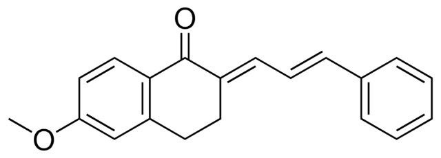 6-METHOXY-2-(3-PHENYL-2-PROPENYLIDENE)-3,4-DIHYDRO-1(2H)-NAPHTHALENONE