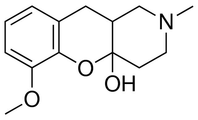 6-methoxy-2-methyl-1,2,3,4,10,10a-hexahydro-4aH-chromeno[3,2-c]pyridin-4a-ol