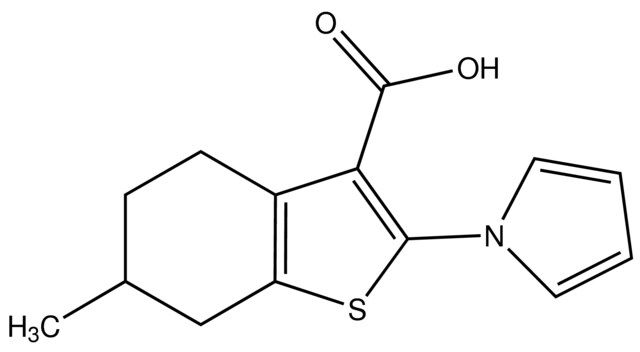 6-Methyl-2-(1<i>H</i>-pyrrol-1-yl)-4,5,6,7-tetrahydrobenzo[<i>b</i>]thiophene-3-carboxylic acid