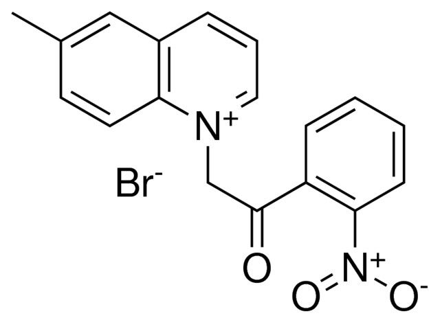 6-METHYL-1-(2-(2-NITROPHENYL)-2-OXOETHYL)QUINOLINIUM BROMIDE