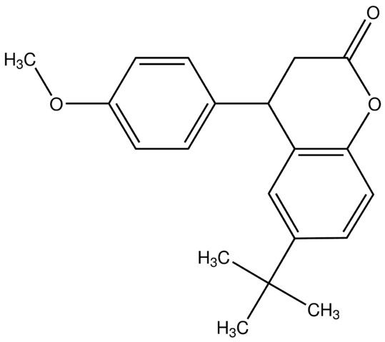 6-<i>tert</i>-Butyl-4-(4-methoxyphenyl)chroman-2-one