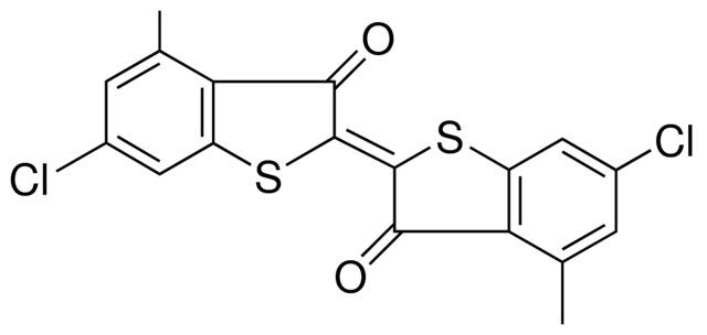 6,6'-DICHLORO-4,4'-DIMETHYL-(2,2')BI(BENZO(B)THIOPHENYLIDENE)-3,3'-DIONE