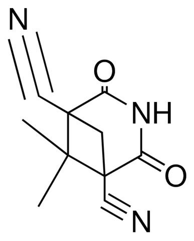 6,6-DIMETHYL-2,4-DIOXO-3-AZA-BICYCLO(3.1.1 )HEPTANE-1,5-DICARBONITRILE