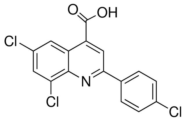 6,8-dichloro-2-(4-chlorophenyl)-4-quinolinecarboxylic acid