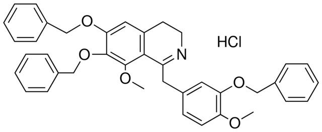 6,7-BIS-BENZYLOXY-1-(3-BENZYLOXY-4-MEO-BZL)-8-MEO-2H-ISOQUINOLINE, HYDROCHLORIDE