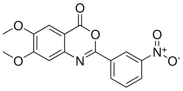 6,7-DIMETHOXY-2-(3-NITRO-PHENYL)-BENZO(D)(1,3)OXAZIN-4-ONE