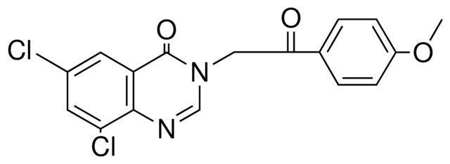 6,8-DICHLORO-3-(2-(4-METHOXY-PHENYL)-2-OXO-ETHYL)-3H-QUINAZOLIN-4-ONE