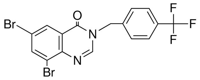 6,8-DIBROMO-3-(4-TRIFLUOROMETHYL-BENZYL)-3H-QUINAZOLIN-4-ONE