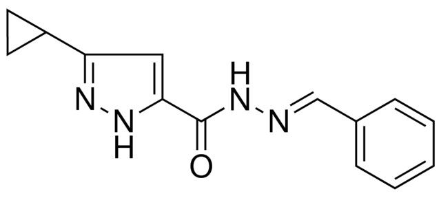 5-CYCLOPROPYL-2H-PYRAZOLE-3-CARBOXYLIC ACID BENZYLIDENE-HYDRAZIDE