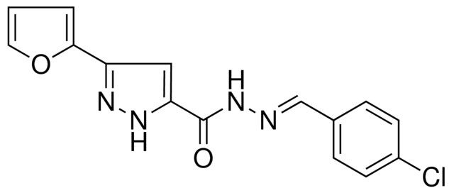 5-FURAN-2-YL-2H-PYRAZOLE-3-CARBOXYLIC ACID (4-CHLORO-BENZYLIDENE)-HYDRAZIDE