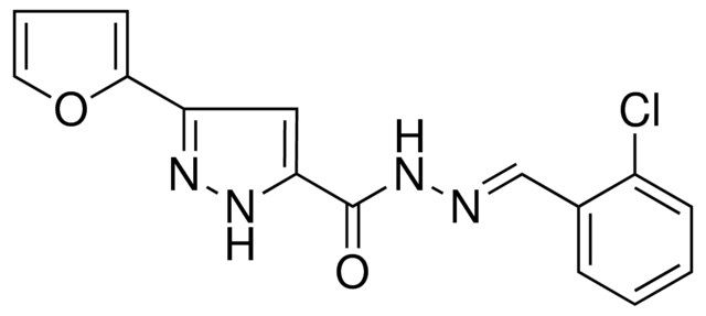 5-FURAN-2-YL-2H-PYRAZOLE-3-CARBOXYLIC ACID (2-CHLORO-BENZYLIDENE)-HYDRAZIDE