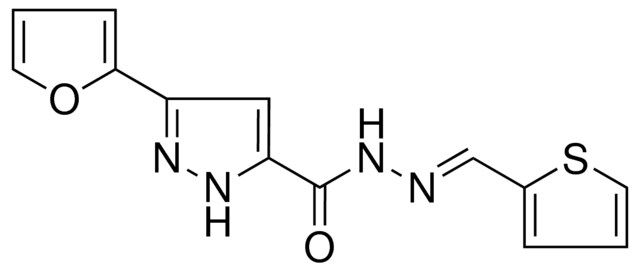 5-FURAN-2-YL-2H-PYRAZOLE-3-CARBOXYLIC ACID THIOPHEN-2-YLMETHYLENE-HYDRAZIDE