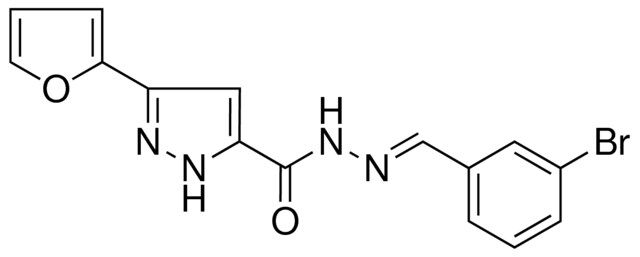 5-FURAN-2-YL-2H-PYRAZOLE-3-CARBOXYLIC ACID (3-BROMO-BENZYLIDENE)-HYDRAZIDE