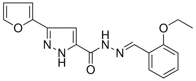 5-FURAN-2-YL-2H-PYRAZOLE-3-CARBOXYLIC ACID (2-ETHOXY-BENZYLIDENE)-HYDRAZIDE