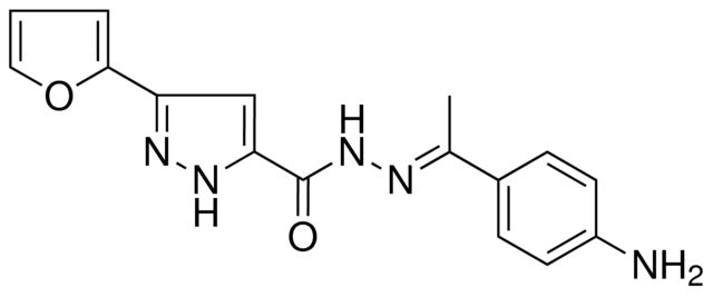 5-FURAN-2-YL-2H-PYRAZOLE-3-CARBOXYLIC ACID (1-(4-AMINO-PH)-ETHYLIDENE)-HYDRAZIDE