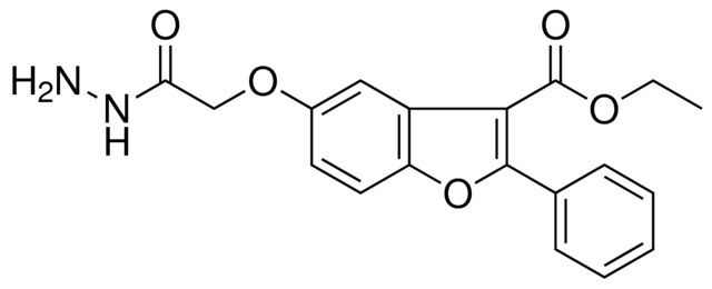 5-HYDRAZINOCARBONYLMETHOXY-2-PHENYL-BENZOFURAN-3-CARBOXYLIC ACID ETHYL ESTER