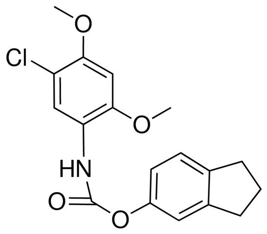 5-INDANYL N-(5-CHLORO-2,4-DIMETHOXYPHENYL)CARBAMATE