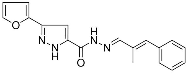 5-FURAN-2-YL-2H-PYRAZOLE-3-CARBOXYLIC ACID (2-ME-3-PHENYL-ALLYLIDENE)-HYDRAZIDE