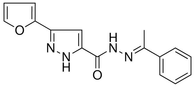 5-FURAN-2-YL-2H-PYRAZOLE-3-CARBOXYLIC ACID (1-PHENYL-ETHYLIDENE)-HYDRAZIDE