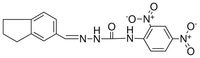 5-INDANCARBOXALDEHYDE 4-(2,4-DINITROPHENYL)-SEMICARBAZONE