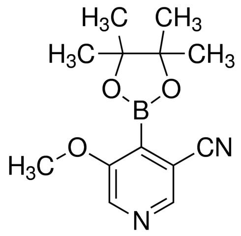 5-Methoxy-4-(4,4,5,5-tetramethyl-1,3,2-dioxaborolan-2-yl)nicotinonitrile