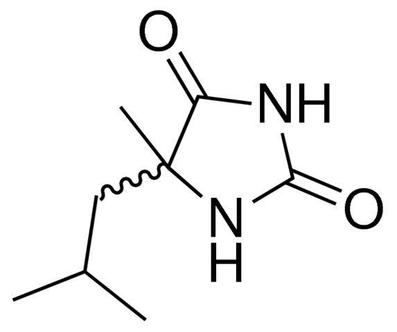 5-isobutyl-5-methyl-2,4-imidazolidinedione