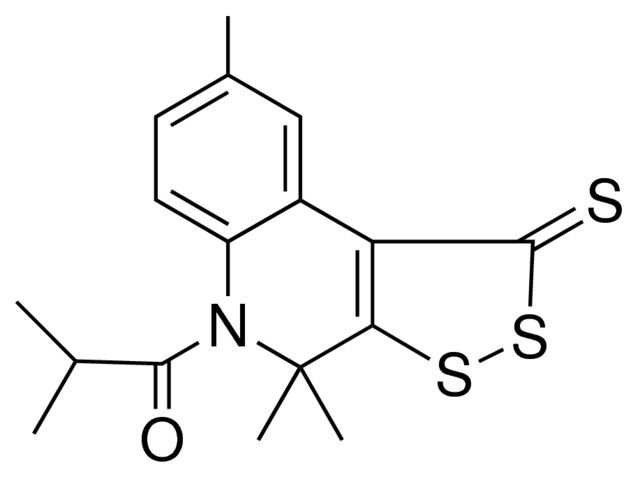 5-ISOBUTYRYL-4,4,8-TRIMETHYL-4,5-DIHYDRO-1H-[1,2]DITHIOLO[3,4-C]QUINOLINE-1-THIONE