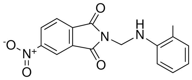 5-NITRO-2-(O-TOLYLAMINO-METHYL)-ISOINDOLE-1,3-DIONE