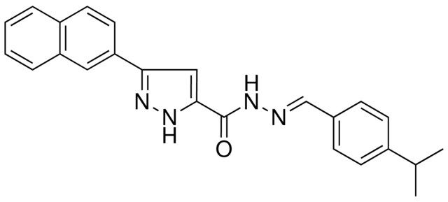 5-NAPHTHALEN-2-YL2H-PYRAZOLE-3CARBOXYLIC ACID (4-ISOPROPYL-BENZYLIDENE)HYDRAZIDE