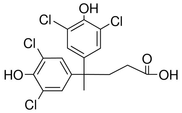 4,4-BIS-(3,5-DICHLORO-4-HYDROXYPHENYL)-VALERIC ACID