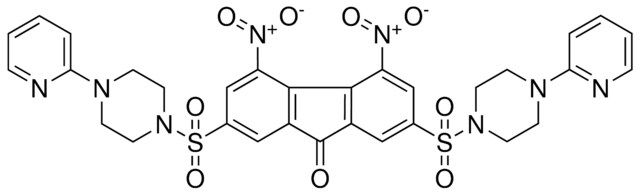 4,5-DINITRO-2,7-BIS-(4-PYRIDIN-2-YL-PIPERAZINE-1-SULFONYL)-FLUOREN-9-ONE