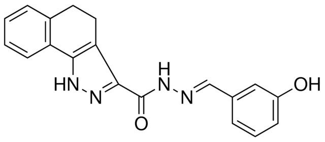 4,5-DIHYDRO-1H-BENZO(G)INDAZOLE-3-CARBOXYLIC ACID (3-HO-BENZYLIDENE)-HYDRAZIDE