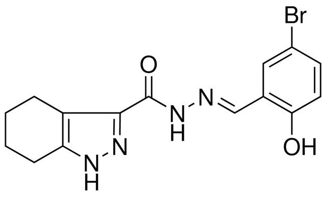 4,5,6,7-4H-1H-INDAZOLE-3-CARBOXYLIC ACID (5-BR-2-HYDROXY-BENZYLIDENE)-HYDRAZIDE