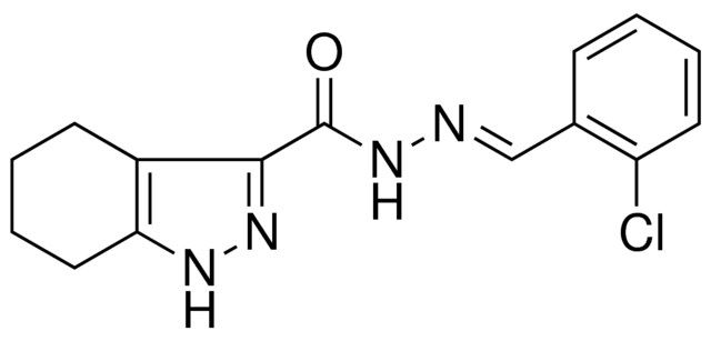 4,5,6,7-TETRAHYDRO-1H-INDAZOLE-3-CARBOXYLIC ACID (2-CHLORO-BENZYLIDENE)HYDRAZIDE