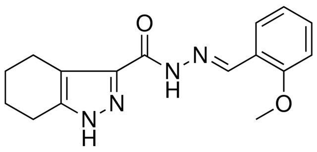 4,5,6,7-4H-1H-INDAZOLE-3-CARBOXYLIC ACID (2-METHOXY-BENZYLIDENE)-HYDRAZIDE