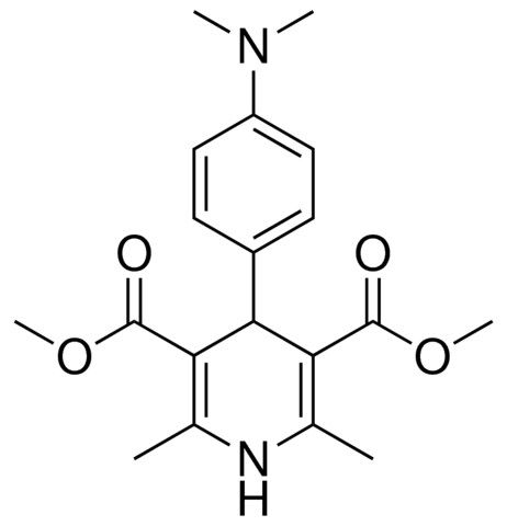 4(4-DIMETHYLAMINO-PH)2,6-DI-ME-1,4-2H-PYRIDINE-3,5-DICARBOXYLIC ACID DI-ME ESTER