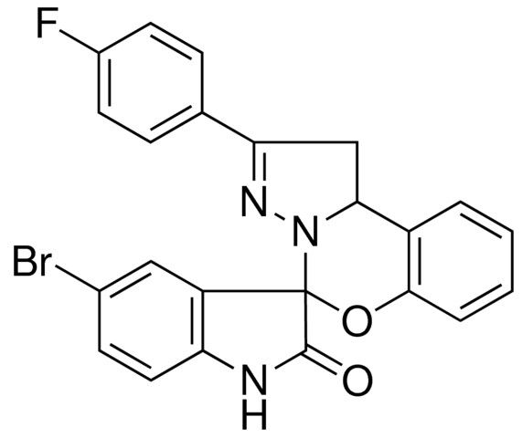 5'-BROMO-2-(4-FLUOROPHENYL)-1,10B-DIHYDROSPIRO[BENZO[E]PYRAZOLO[1,5-C][1,3]OXAZINE-5,3'-INDOLIN]-2'-ONE