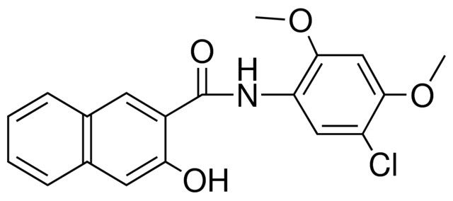 5'-CHLORO-2',4'-DIMETHOXY-2-HYDROXY-3-NAPHTHOYLANILIDE